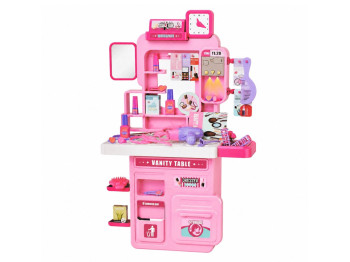 Ігровий туалетний столик Makeup Play House, 61 см, підсвітка та музичні ефекти, 63 предмети