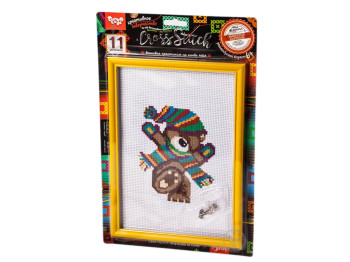 Набір креативної творчості Вишивка хрестиком на канві CROSS STITCH, Danko Toys