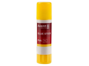 Клей-карандаш PVA с дисплеем Delta Axent D7132, 15 г, для бумаги и картона, Axent
