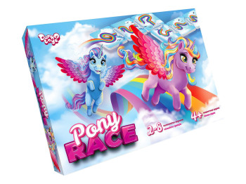 Настільна розважальна гра Pony Race, Danko Toys