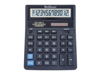 Калькулятор SDC-888TII 12розр., Brilliant SDC 888TII