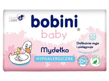 Дитяче гіпоалергенне мило Bobini Baby, від народження, 90 г