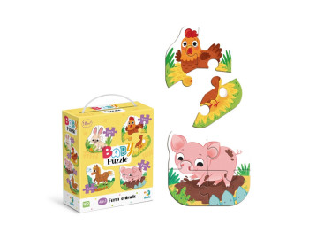 Пазл 4в1 Baby puzzle, Сільські тварини, DoDo