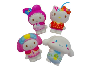 Игрушка сквиш котик, разные дизайны (цена за 1 шт)