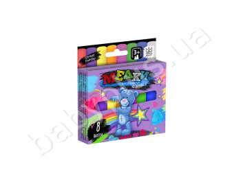 Набор мела асфальтного тонкого 8 штук, Danko Toys