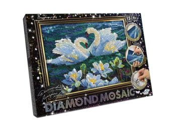 Креативное творчество Бриллиантовая живопись DIAMOND MOSAIC малый, Danko Toys