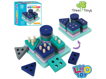 Деревянная игрушка Геометрика. Tree Toys MD 1899