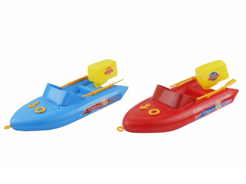 Катер игрушечный 27 см с веслами, пластиковый, MToys 15200