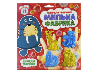 Набір для творчості, Мильна фабрика, Кумедні тваринки, СЮРПРИЗ 10100580У