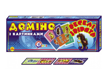 Доміно з картинками велике Веселі звірята, Технок