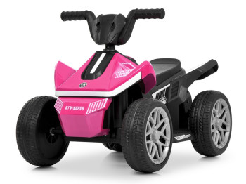 Дитячий електроквадроцикл Bambi Racer M 6362E-8, 1х6V7AH, 62×35W, EVA, Bluetooth,  MP3, USB, рожевий