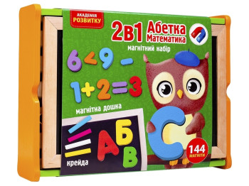 Магнітний набір, Абетка та математика 2в1, Vladi Toys
