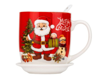 Кружка Santa with gifts 350 мл, Мікс дизайн, 9150-018