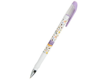 Ручка кулькова Flowers синя. Axent AB1049-39-A