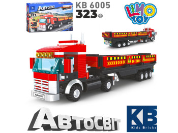 Конструктор трейлер. Limo Toy KB 6005. 323 деталі