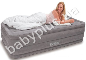 Велюр кровать со встроенным электронасосом 220В Intex 67952