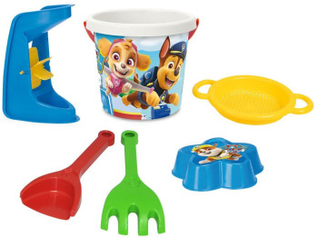 Набор для песка с ведерком и мельницей IML Щенячий патруль Paw Patrol, 6 элементов, Tigres