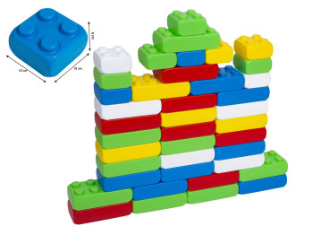 Конструктор большие блоки Mega Brick Bamsic №1,  большие детали, BAMSIC
