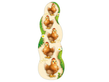 Сортер більше-менше Курочки, 29,5×15 см, Ubumblesbees