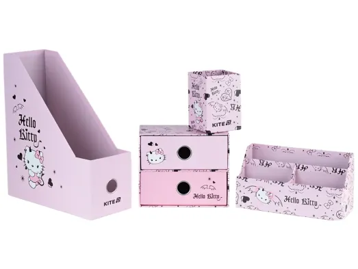 Набор настольных органайзеров Kite Hello Kitty HK26-357-1, 4 предмета