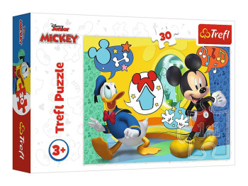 Пазл Trefl Mickey Mouse Весела хатинка, 30 елементыв