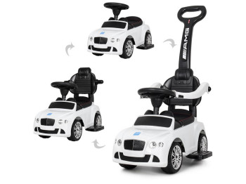 Каталка-толокар з батьківською ручкою 2в1. Bambi M 3901L-1