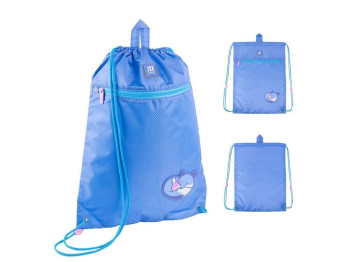 Сумка для взуття з кишенею Cute K24-601M-21, 46×33 см, затяжка шнурком, Kite