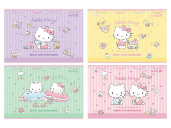 Тетрадь для рисования на 12 листов, Hello Kitty, упаковка 20шт (цена за 1шт)