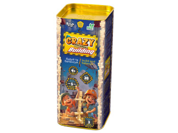 Настільна гра баланс Crazy Balance Building, 28 см, з картками завдань, Danko Toys