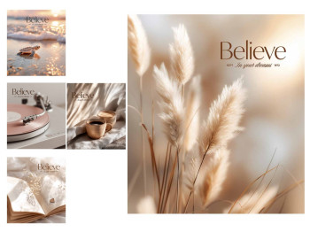 Зошит шкільний у лінію Школярик The Believe 048-3746L, 48 аркушів, мікс, ціна за 1 шт