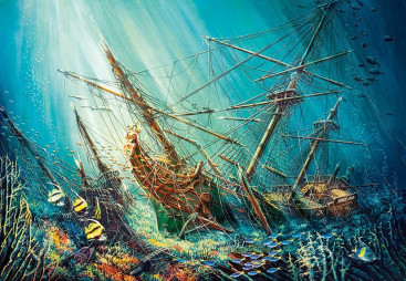 Пазлы Морское сокровище, 1000 элементов, Castorland