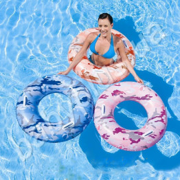 Плавальний круг з ручками Beach-Camo (10років +) Bestway 36078