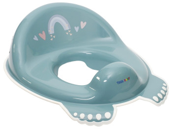 Туалетне сидіння Метео з протиковзкими резинками м'ятне. Tega Baby ME-002-165