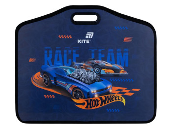 Пластиковый портфель Hot Wheels, формат А3+, на липучках, Kite