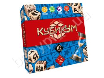 Настольная игра КубикУм. Danko toys G-KU-01. Рус (Повреждена коробка)