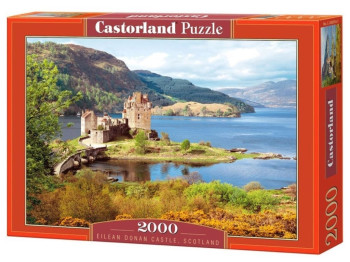 Пазлы Замок Eilean Donan, 2000 элементов, Castorland