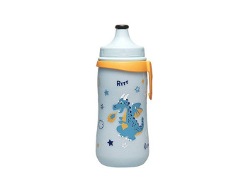 Поїлка хлопчик РР Kids Cup з висувною кришечкою 330 мл. Від 18 місяців. PET-Box. Nip 35051