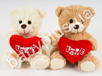 М'яка іграшка. Ведмідь з серцем