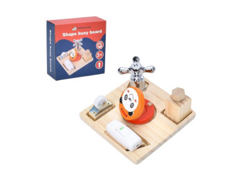 Деревянная игрушка Бизиборд, рамка-вкладыш