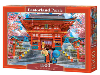 Пазли Цвітіння сакури, 1500 елементів, Castorland