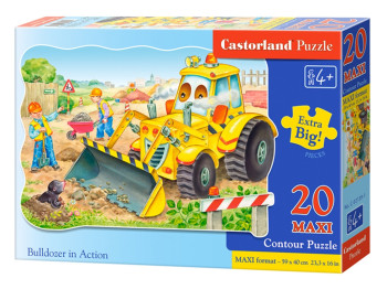 Пазлы Большая стройка, 20 элементов, Castorland