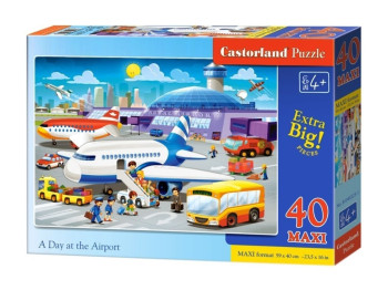 Пазли В аеропорту, 40 елементів, Castorland