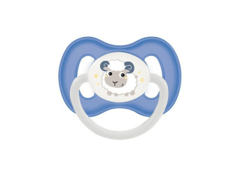Пустушка симетрична Bunny & Company, 0-6 міс, 23-268_blu, Canpol Babies