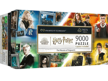 Пазл Trefl Prime UFT Harry Potter Будинки Хогвартса, 9000 елементів