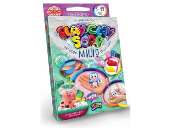 Набір для творчості PlayClay Soap, Пластилінове мило 4 кольора, Danko Toys