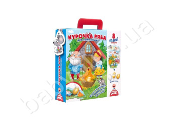 Макси пазлы Курочка Ряба для самых маленьких, Vladi Toys