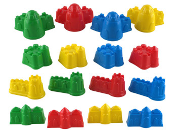 Пасочка для песка Замки ИП22000, 11 см, пластиковая, Toys-plast