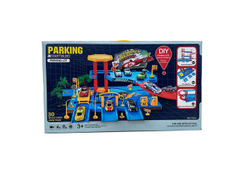 Игровой набор гараж 2 уровня Parking 7158-8