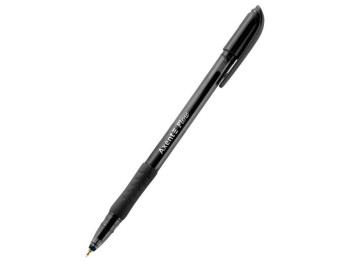 Ручка масляна чорна Axent Flow AB1054-01-A