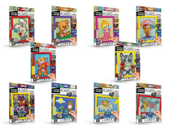 Креативное творчество, Вышивка на пластиковой канве plastic canvas, Danko Toys